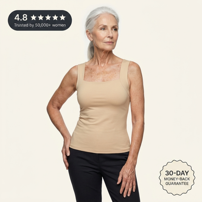 Velora Built-In Bra Comfort Tank.