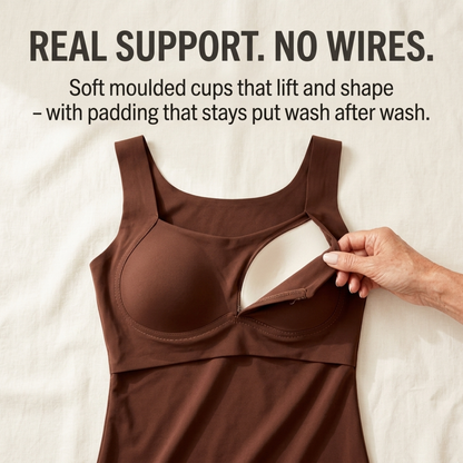 Velora Built-In Bra Comfort Tank.