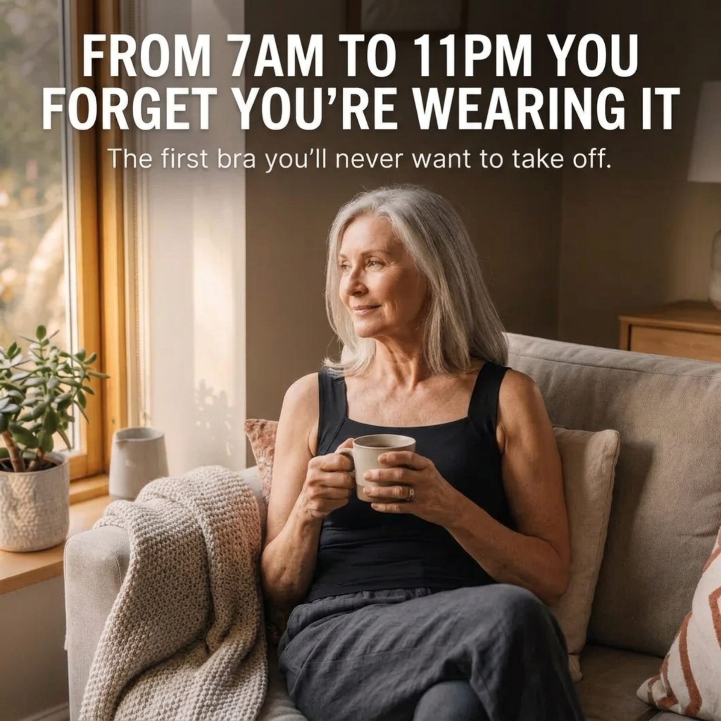Velora Built-In Bra Comfort Tank.