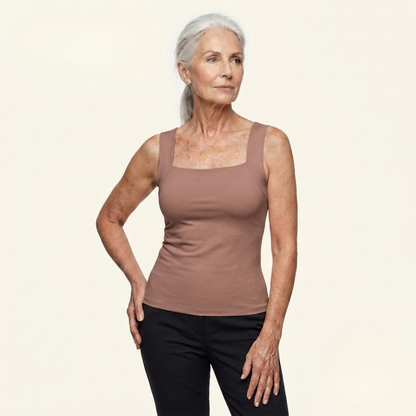 Velora Built-In Bra Comfort Tank.