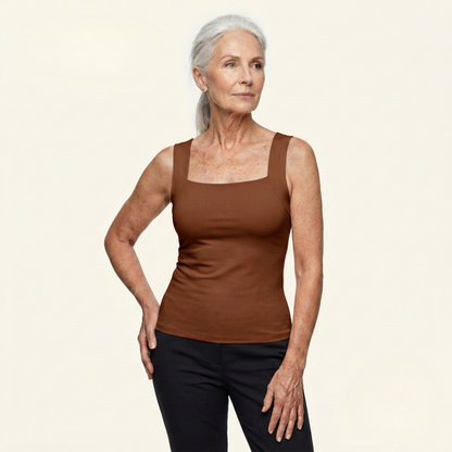 Velora Built-In Bra Comfort Tank.