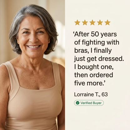Velora Built-In Bra Comfort Tank.